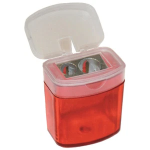 X Termperamatite Taille-Crayon Réservoir Transparent 2 Trous École Bureaux Dfh - Afbeelding 1 van 1