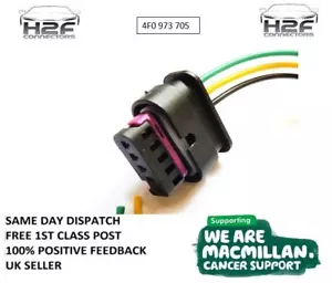 Connettore MAF flusso aria massa SEAT Leon FR 4F0973705 4F0 973 705 precablato 5 PIN - Foto 1 di 12