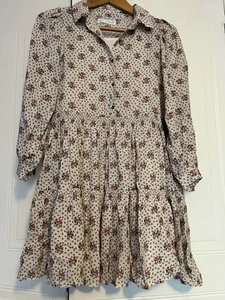Zara Girls 152 11-12 Summer Floral Dress Gorgeous - Picture 1 of 9
