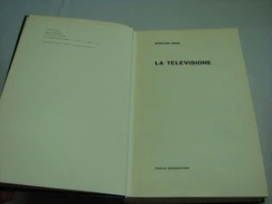 (Bernard Grob) La televisione 1963 Boringhieri - Imagen 1 de 1