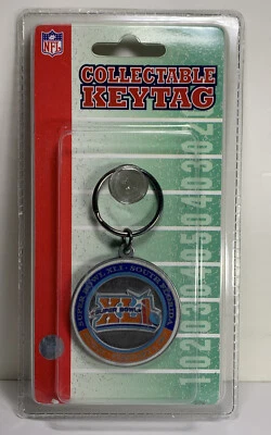 2007 NFL Super Bowl LXI 41 Metal Logo Key Chain Indianapolis Colts Vs Chi Bears - Image 1 of 3