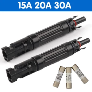 1000V Solar PV Sicherungsstecker Solar-Photovoltaik-Sicherungshalter Panelkabel - Bild 1 von 15