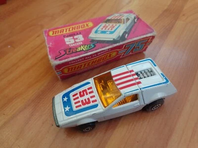 VINTAGE MATCHBOX LESNEY SUPERFAST NO.53 TANZARA BOXED EXCELLENT STREAKERS - Image 1 of 3