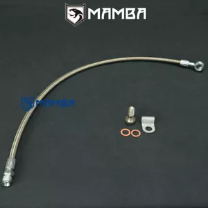 MAMBA 84~99 Mitsubishi 4D56T 2.5L Pajero Delica TF035 TD04 turbo oil feed line - Picture 1 of 1