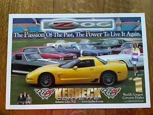 Corvette Z06 Poster Kerbeck Muscle Car Passion