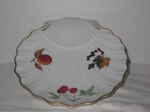 Royal Worcester Evesham Gold Schale in Muschelform Obst - Bild 1 von 1