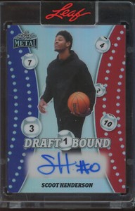2023 Leaf Metal Draft Bound #DBASH1 Scoot Henderson 54/303 Auto RC Rookie