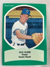 1990 AAA All Star Game Baseball ProCard#23-Pete Filson, Omaha Royals