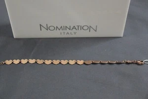 Nomination Armonie Collection Heart Bracelet Rose Gold Plated 146901/002 NWT - Picture 1 of 2