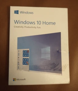 Microsoft Windows 10 Home Retail Pack w/ Key HAJ-00052 USB 32-bit 64-bit - Picture 1 of 5