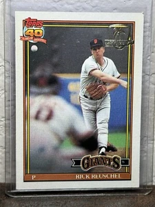 1991 Topps Operation Desert Shield #422 Rick Reuschel San Francisco Giants NM - Picture 1 of 2