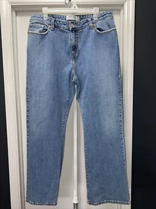 Levi 515 Jeans Womens 20M Blue Denim Bootcut Cotton Blend Excellent Condition - Picture 1 of 5