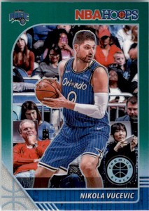2019-20 Hoops Premium Stock Prizms Green #142 Nikola Vucevic