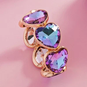 Bracciale Elastico Pietra Cuore Gioielli Moda Regalo per Donna o Ragazza - Foto 1 di 3