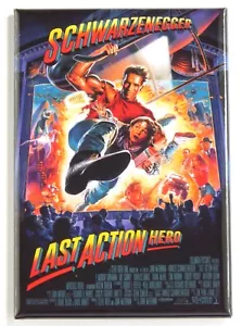Last Action Hero FRIDGE MAGNET movie poster - Picture 1 of 3