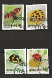ZIMBABWE 2018 LADY BIRDS OF ZIMBABWE SET OF 4 FINE USED - Picture 1 of 1
