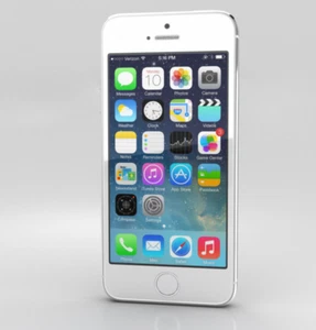iPhone 5S 64GB Silver. Unlocked. BASEBAND ISSUE - Afbeelding 1 van 3