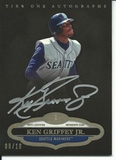 Ken Griffey Jr 2013 Tier One Silver Ink Auto /10