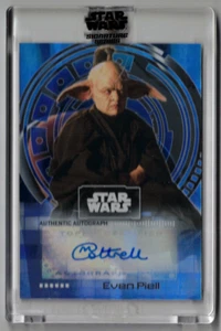 MICHAELA COTTRELL as EVEN PIELL Star Wars Signature Auto Autograph Signed MC1 🔥 - Picture 1 of 2