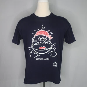 De Colección Años 80 Leave Me Alone Pintura Hinchada Divertida Individual Puntada Camiseta Para Hombre L Hecha en EE. UU. - Imagen 1 de 11