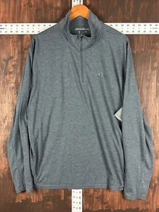 Eddie Bauer Jacket FreeDry Performance Half Zip Quick Blue Men XL NEW Activewear - Picture 1 of 9