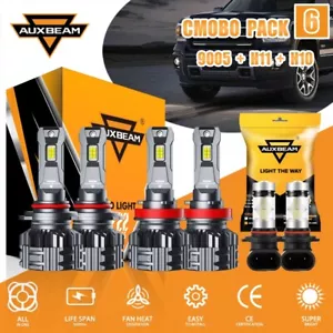 For Dodge Ram 1500 2500 3500 Canbus LED Headlight Kits High/Low Beam/Fog Bulbs - Foto 1 di 17