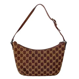 Bolso de hombro GUCCI Pochette marrón GG de lona - Imagen 1 de 16