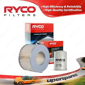 Ryco Oil Air Filter for Toyota Dyna 400 BU91 WU90 4cyl 4L Diesel 1W - Picture 1 of 2