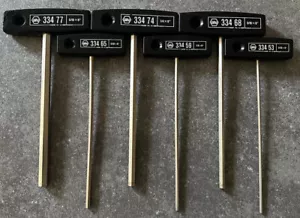 Wiha Hex SAE T-handle set - West Germany 6pcs - 3/32-5/16 - Picture 1 of 9