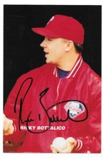 RICKY BOTTALICO 1995 TEAM POSTCARD AUTOGRAPHED SIGNED PHILADELPHIA PHILLIES