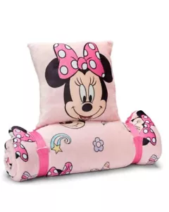 Minnie Mouse Sherpa Silk Touch Slumber Bag Pink Sleeping Disney Comforter Pillow - Picture 1 of 6