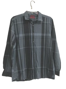 Alfani Men's Long Sleeve Button Up shirt, Gray, Large - Picture 1 of 2