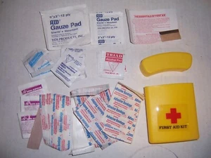 First Aid Kit Light Weight Hiking Camping Trail Box by Stansport 43items w/Guide - Picture 1 of 4