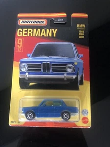 BMW 2002 Scala 1:64 Metal MATCHBOX Germany 9/12 - Foto 1 di 5