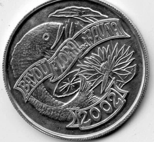 Mardi Gras Doubloon Krewe of Proteus 2002 aluminio - Imagen 1 de 2