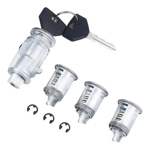 5003843AB Ignition Switch Lock Cylinder & 4746311 Door Lock Cylinder with 2 Keys - Foto 1 di 7