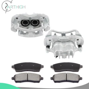 2x Rear Brake Calipers + 4x Ceramic Pad Kit For 1999-2004 Ford F-250 Super Duty - Bild 1 von 8