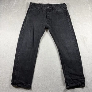 Vintage Levis 501 Para hombres Talla 34x29 Negro Desteñido Años 90 EE. UU. Envejecido #1601 - Imagen 1 de 11