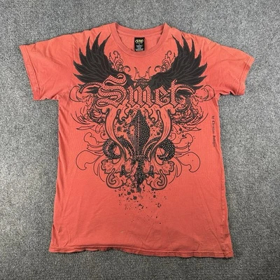 Camisa Smet by Christian Audiger Cruz Estrás Mediana Para Hombre Roja Y2K Grunge 00s Foto 1 de 4