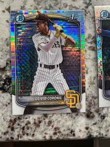 Bowman 2025 cromo primer refractor pulsar/399 padres deivid coronil #BCP173 - Imagen 1 de 1