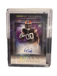 2023 Origins Cedric Tillman RC Auto Card - Picture 1 of 12