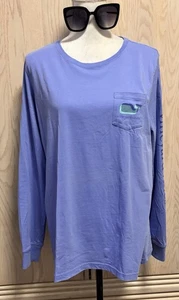 Camiseta para mujer VINEYARD VINES manga larga color lila ballena talla M. Usada en excelente estado. - Imagen 1 de 11