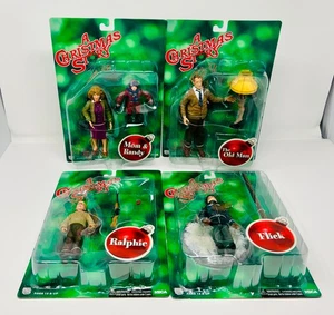 2003 A CHRISTMAS STORY NECA REEL TOYS MOC x4 RALPHIE FLICK MOM RANDY OLD MAN VTG - Bild 1 von 17