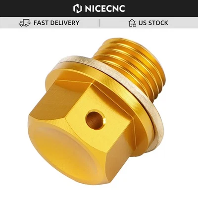 Magnetic Engine Oil Drain Bolt Plug For Suzuki RM125 RM250 RMZ250 DRZ 70 100 250 - Image 1 of 4