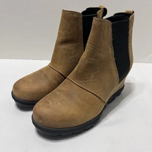 Stivali Sorel Joan of Arctic taglia 7 zeppa II Chelsea Bootie NL3493-286 marrone - Foto 1 di 6