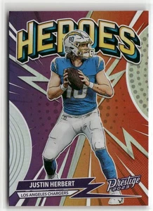 Panini Prestige #H-4 Justin Herbert Heroes 2023 ☘️137 - Imagen 1 de 2