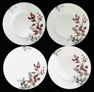 Lote CUATRO Platos de Cena Redondos 10.75" - Hojas Corelle KYOTO - USADOS - Imagen 1 de 6