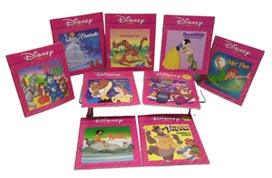 Lot Of 9 Disney Story Telling Books Vintage Cinderella, Snow White, Wizard of Oz - Picture 1 of 7