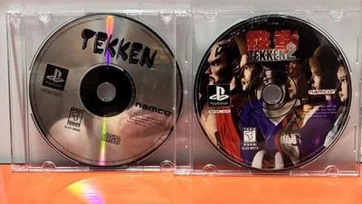 Lote Tekken PlayStation 1 - Tekken 1 y Tekken 2 - Solo discos - ¡Juega bien! Foto 1 de 3