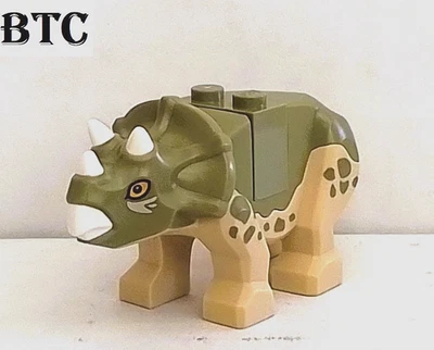 LEGO Jurassic World 75939 Dinosaur Triceratops Baby with Olive Green Top Animal! - Image 1 of 4